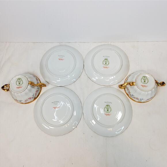 Antique Tiffany & Co NY x Theo Haviland Limoges Soup Saucer Porcelain Mousseline - Picture 14 of 15